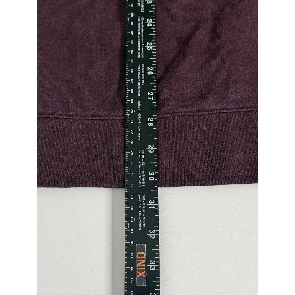 UNTUCKit Corral Mens XXX Large 3XL Red Maroon 1/4 Zip Mock Neck Pullover Sweater - Picture 9 of 9